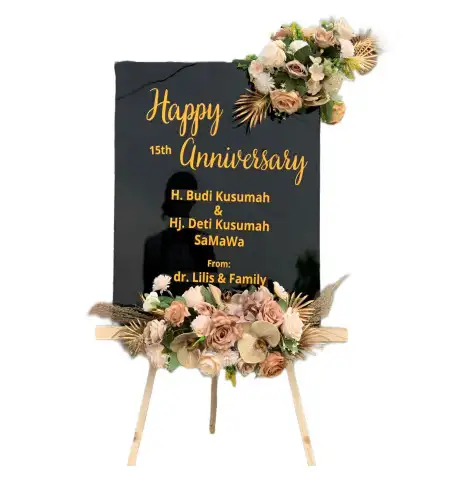 Papan Bunga Akrilik Belakang Padang